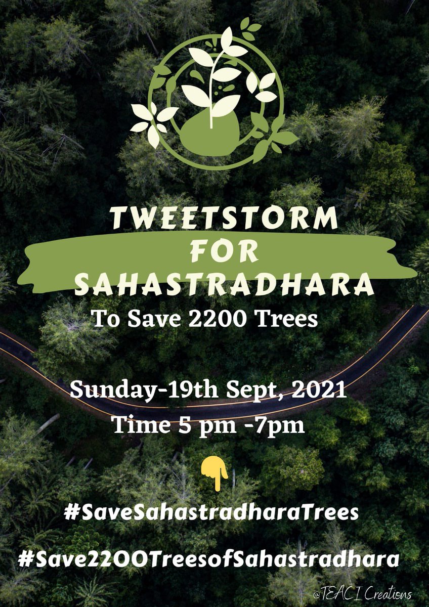LordBrijesh's tweet photo. 2200 Trees on 8km stretch of Sahastradhara Road in Dehradun are at risk due to government’s road widening plan.
We are fighting to save them.
@ravishndtv @fayedsouza @AbhinandanSekhr @saurabhtop #savesahastradharatrees https://t.co/VVZZETqOwS