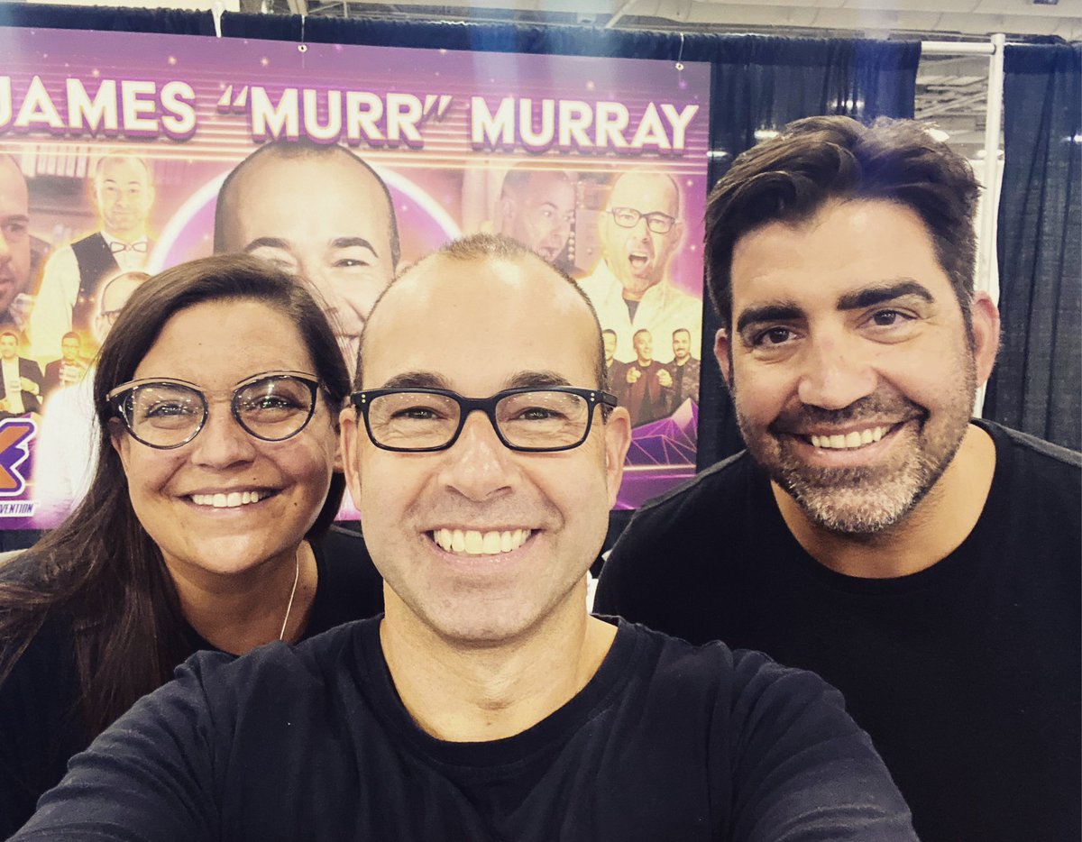 Took my sis to meet the man, the myth, the Murr! <a href="/jamessmurray/">Murr</a>   He even showed us his tattoo!  Enjoy SLC! <a href="/fanxsaltlake/">FanX® Salt Lake Comic Convention™</a>
