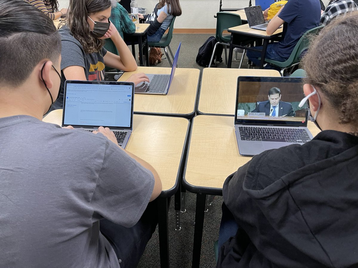 Had an awesome week of student collaboration and student driven lessons. There are some future teachers in my class!
