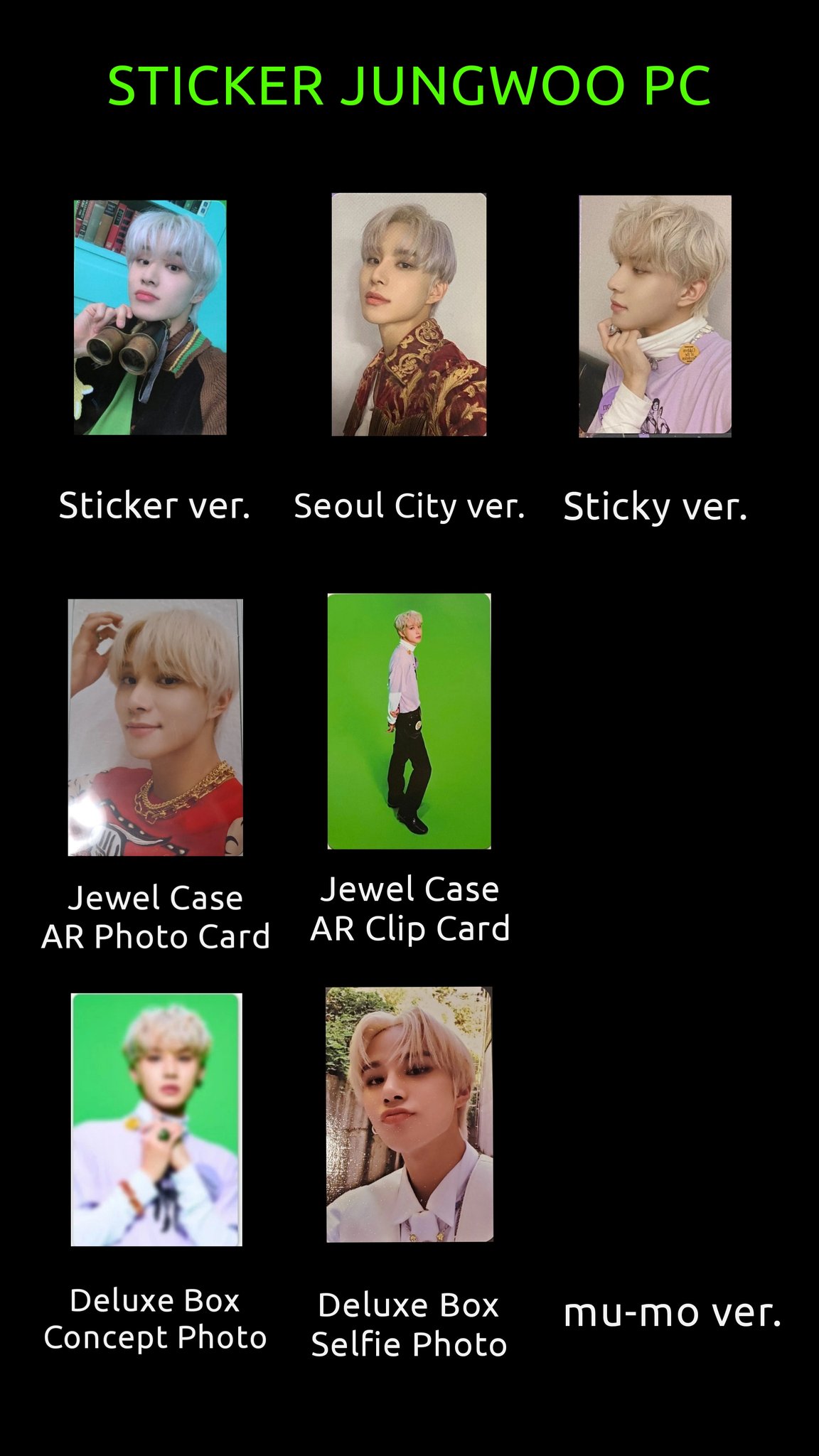 𝑺𝒏𝒐𝒘𝒇𝒍𝒂𝒌𝒆 on X: "nct 127 sticker ジョンウ トレカ一覧