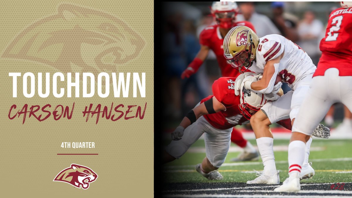 4th TOUCHDOWN!!! CARSON HANSEN
42-7 
4th Quarter
