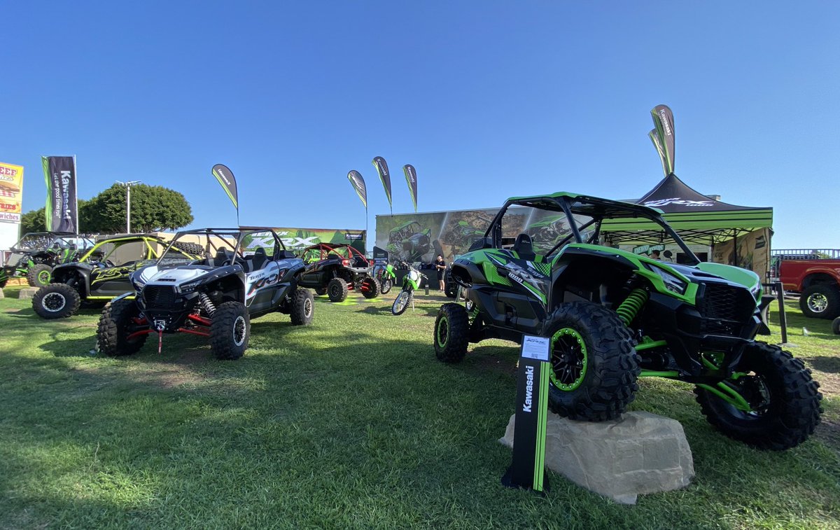 Excited to be out with <a href="/KawasakiUSA/">Kawasaki USA</a> at the Sand Sport Super Show in Costa Mesa, CA! 🙌🏻 
#Kawasaki #GoodTimes
