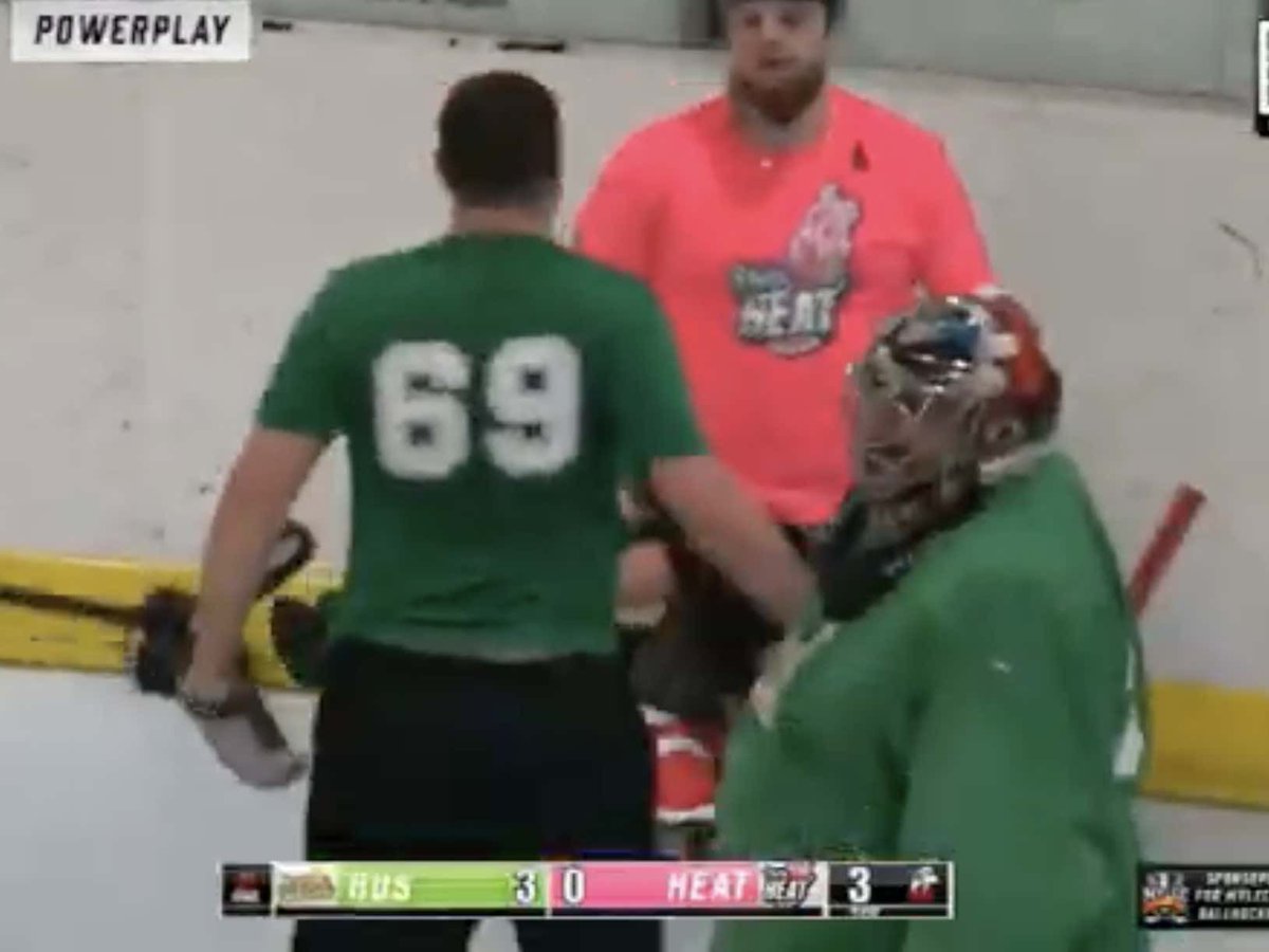 barstoolsports's tweet photo. Death, Taxes, And The Guy Wearing #69 At A Men's League Hockey Game Getting Into A Fight https://t.co/BWIw0ptWZC https://t.co/UlULgKmHxh