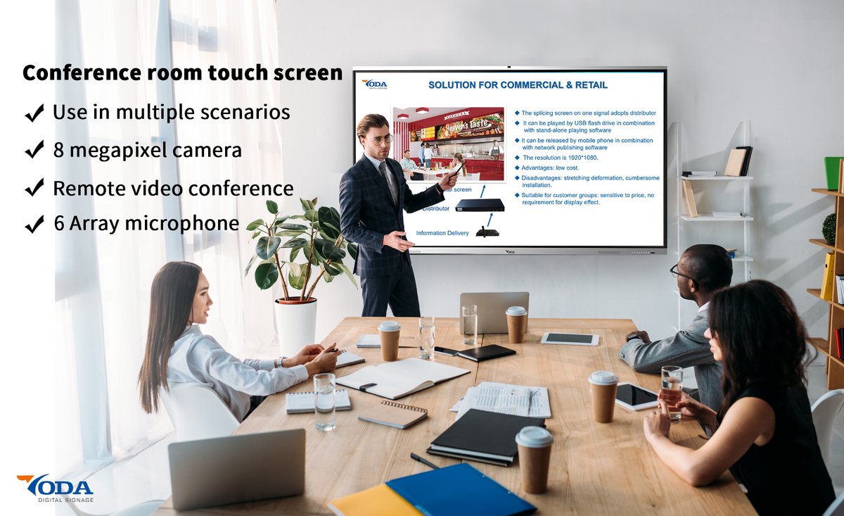 YODA  |  Only one Interactive Touch Screen Display is required between valid and invalid meetings.
#InteractiveFlatPanel #InteractivetouchDisplay #ConferenceRoom #MeetingRoom
👇