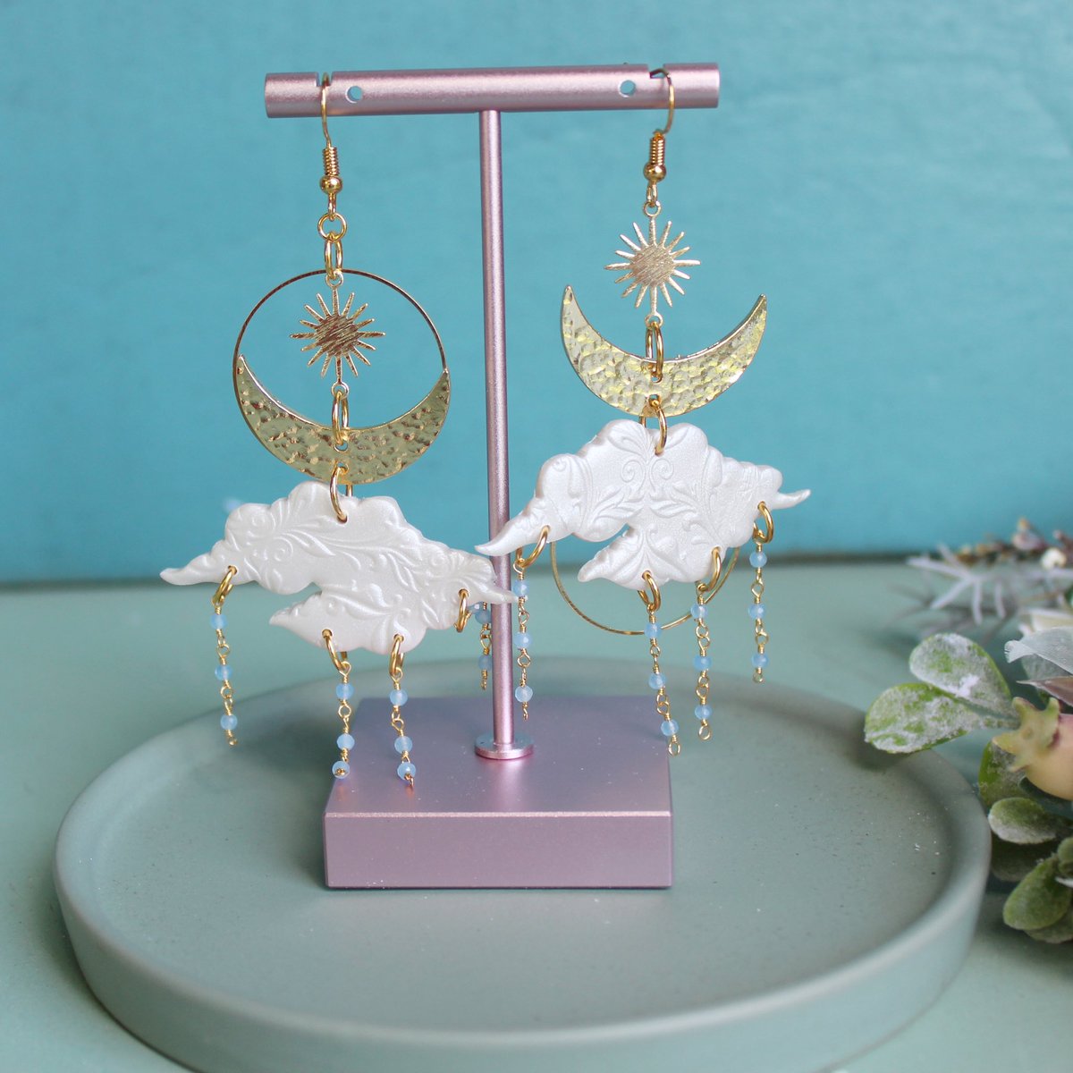 okay but all i truly  want is for my cloud earrings to go viral