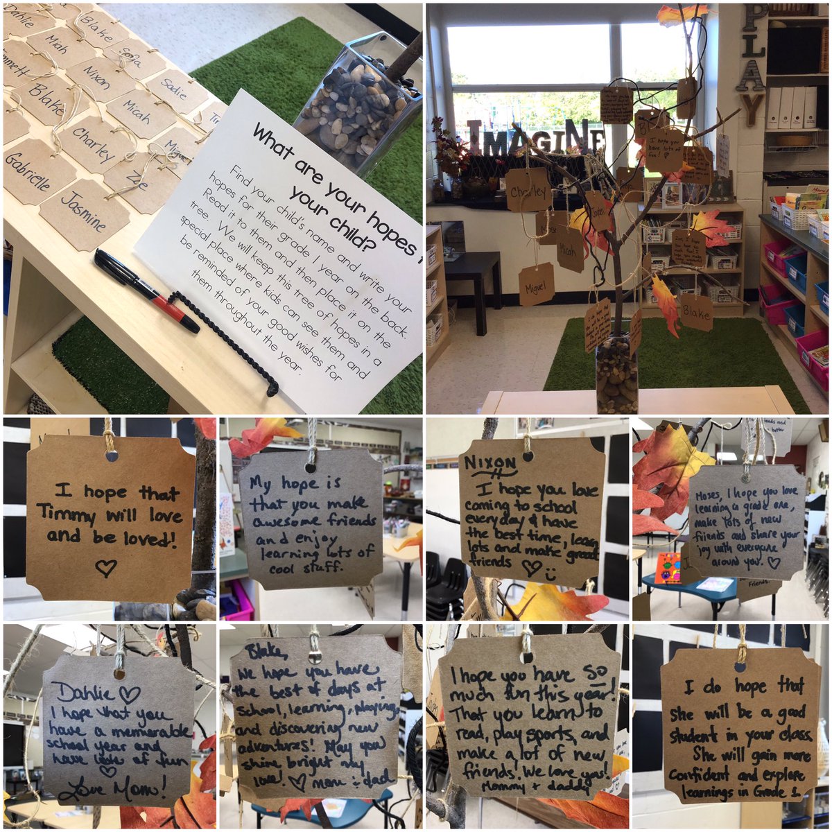 On ‘meet the teacher’ I asked parents and caregivers to write down their hopes for their child’s grade 1 year. Reading their hopes absolutely melted my heart. ❤️ #grade1 #hsdwes #hsdlearns <a href="/WoodlawnHSD/">Woodlawn School</a> <a href="/HanoverSD/">Hanover School Division</a>