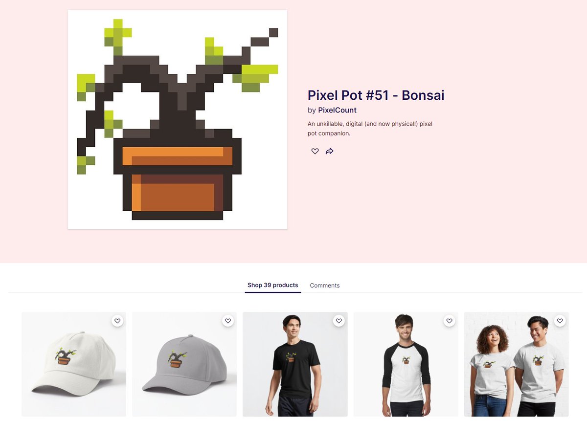 Pixel Pots (@pixelpotsnft) on Twitter photo DMS ARE OPEN! DM us which <a href="/PixelPotsNFT/">Pixel Pots</a> #'s you hold and want to be made into the full set of merch on our redbubble page! Here's #51 πredbubble.com/shop/ap/888496β¦ #NFT #NFTart #PixelArt DMS ARE OPEN! DM us which <a href="/PixelPotsNFT/">Pixel Pots</a> #'s you hold and want to be made into the full set of merch on our redbubble page! Here's #51 πredbubble.com/shop/ap/888496β¦ #NFT #NFTart #PixelArt