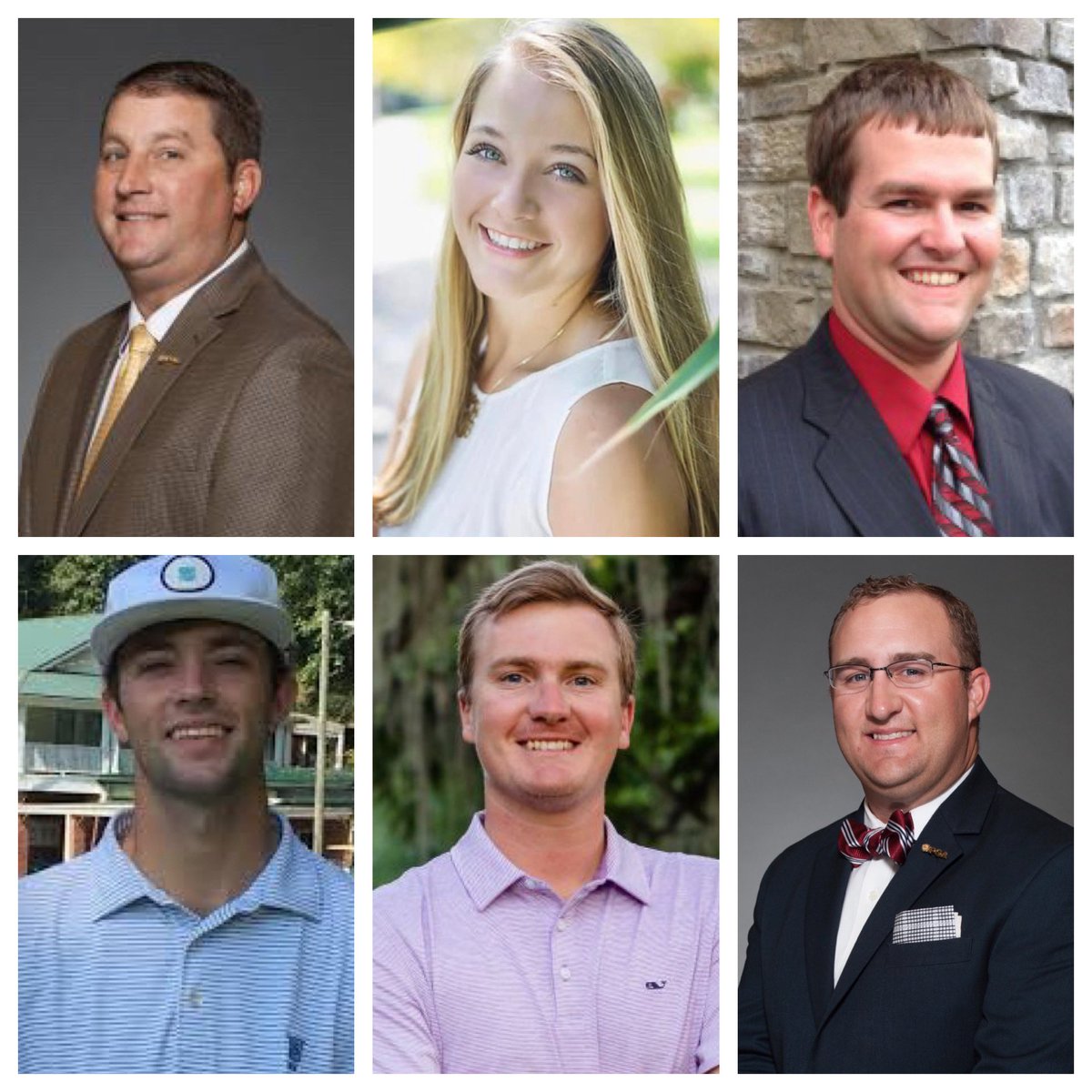 MSU PGA Golf Management (@msupgagolfmgmt) on Twitter photo We are proud of 6 our grads selected for awards in <a href="/GulfStatesPGA/">Gulf States PGA</a>! (1/2)
Tim Basel, PGA (Merchandiser of the Year, Public)
Taylor Ross, PGA (Assistant Professional of the Year)
Robert Smith, PGA (Merchandiser of the Year, Private) We are proud of 6 our grads selected for awards in <a href="/GulfStatesPGA/">Gulf States PGA</a>! (1/2)
Tim Basel, PGA (Merchandiser of the Year, Public)
Taylor Ross, PGA (Assistant Professional of the Year)
Robert Smith, PGA (Merchandiser of the Year, Private)