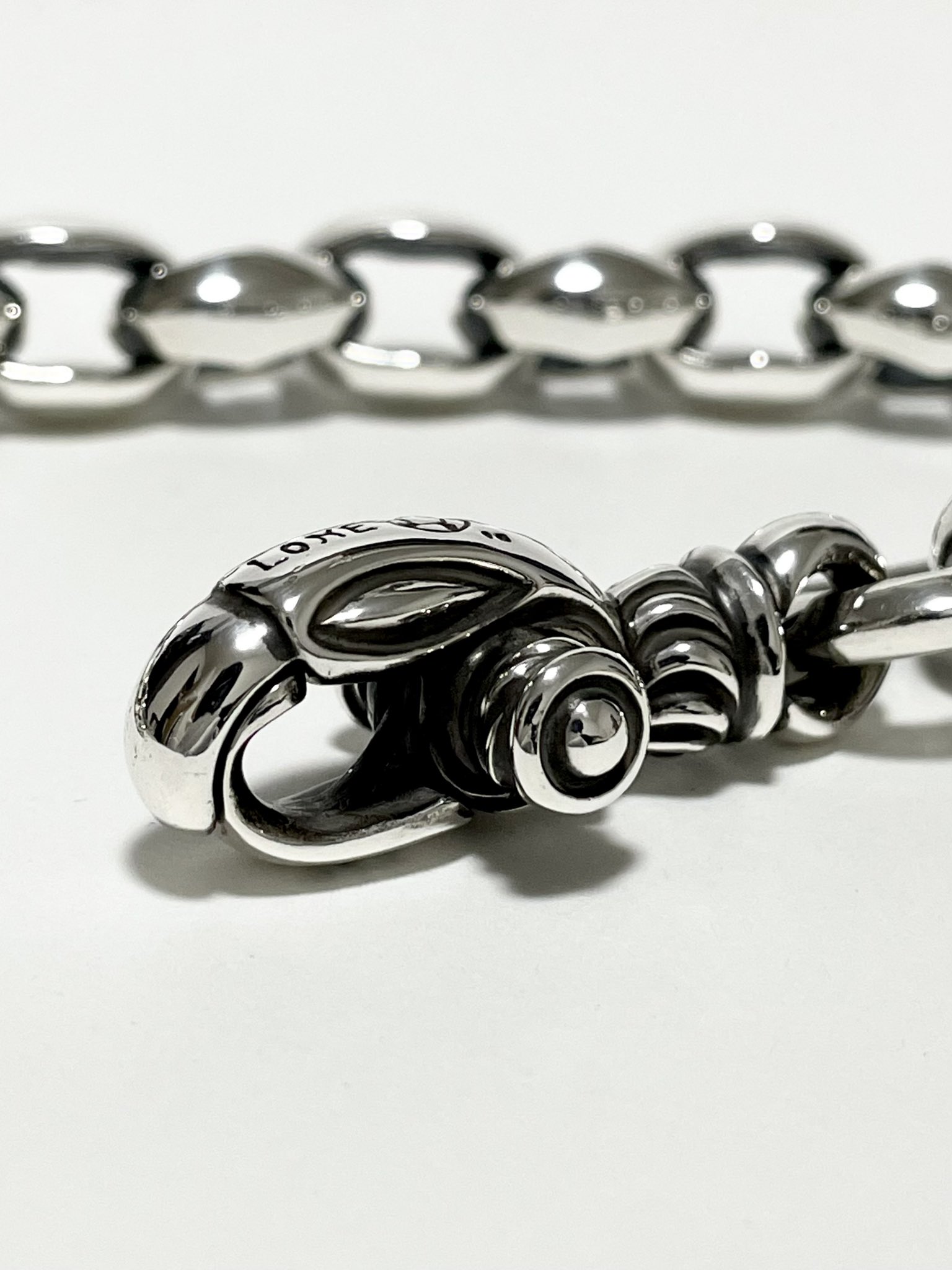 Chunky”シルクリンクブレスレット *初期スプリットリンクブレス