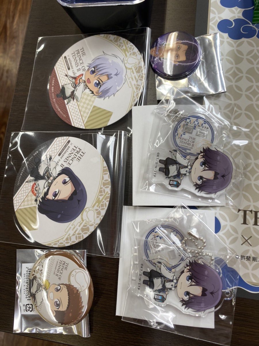 hrichi88's tweet photo. 【交換】新テニスの王子様  テニプリ  アニメイトカフェ  アニカフェ 

譲)アクキー 跡部
     コースター 伊武、佐伯
     缶バッジ 裕太
     
求)各種白石

現在池袋アニカフェにおります。18日池袋内手渡しのみ。友人分代行になります。
検索からでもお気軽にお声がけ下さい。 https://t.co/PIFsEalfTm