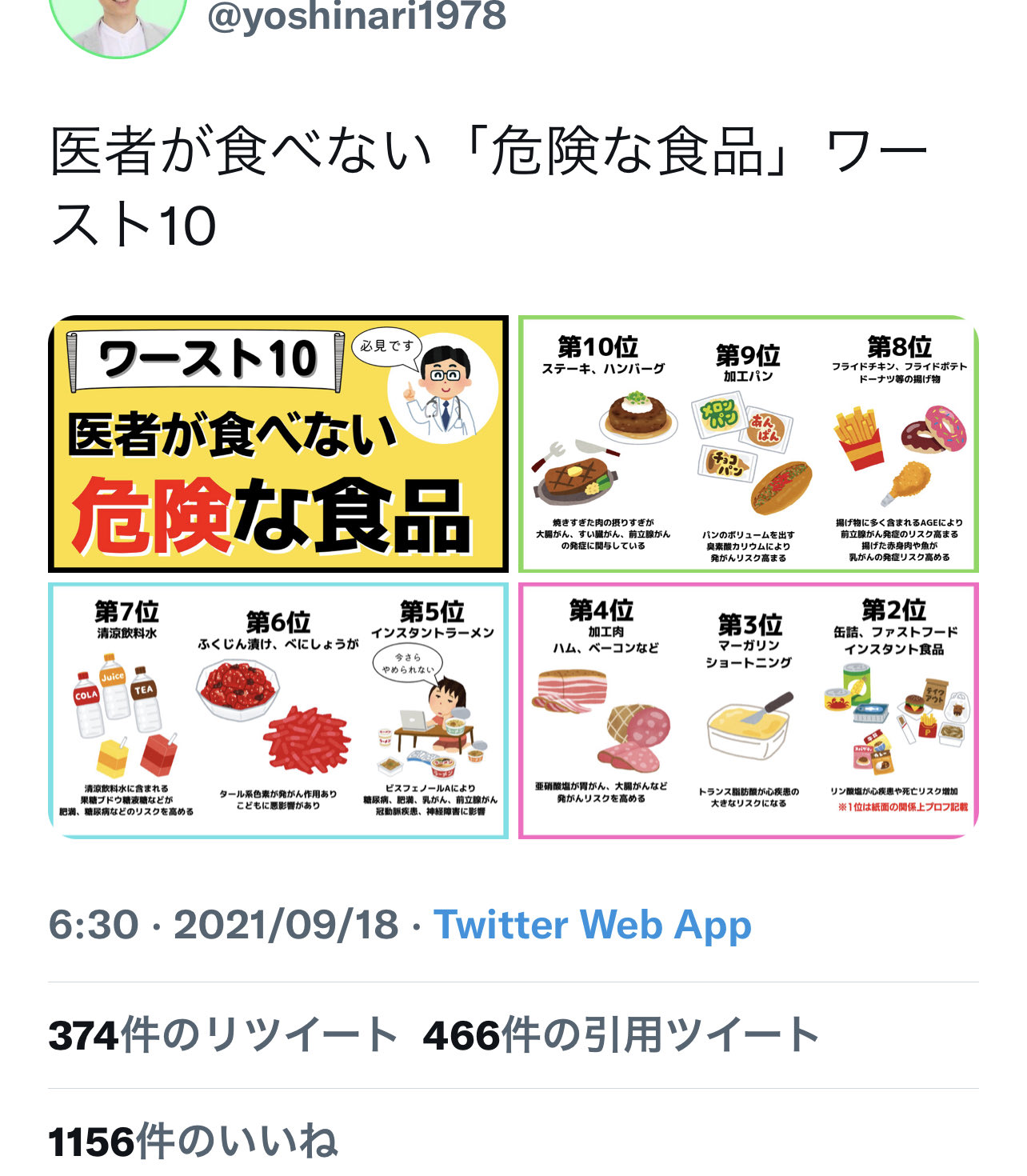 やまのみ Freespeech Yukitsugu1963 Kohalun25 医者ではないけど全部食べない 米 みそ 野菜だけで充分 おかげで医者要らず Twitter