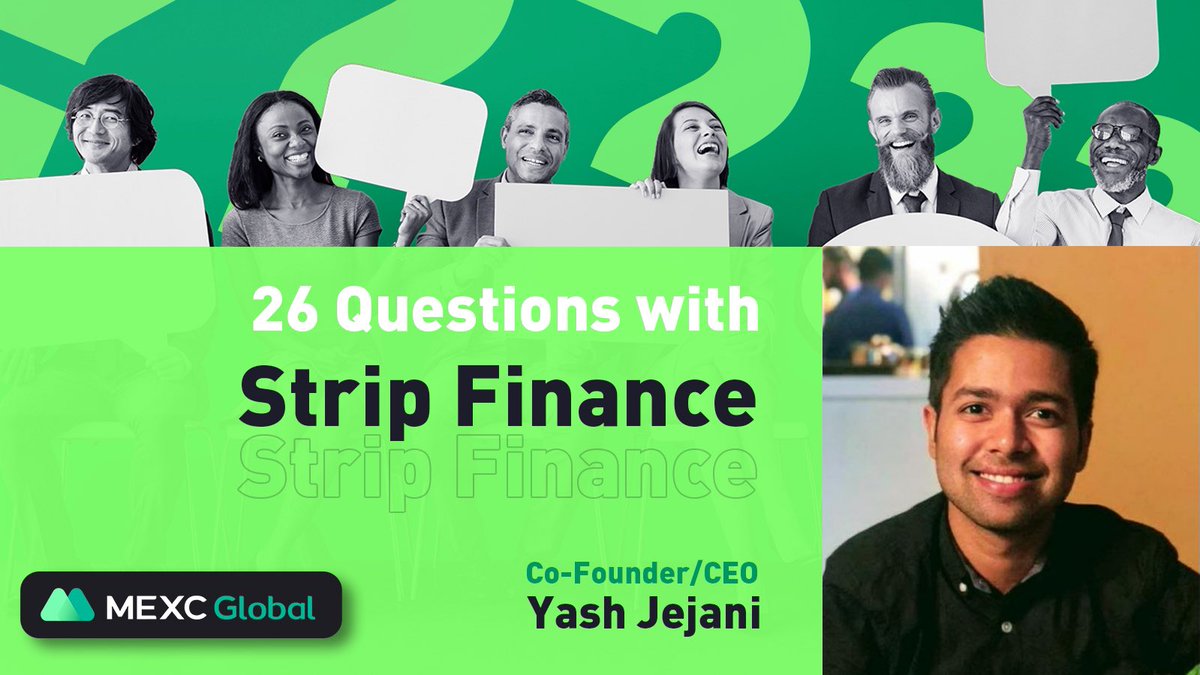 MEXC (@mexc_official) on Twitter photo 🚨 For our next episode of 26 Questions, we will be inviting <a href="/StripFinance/">Strip Finance</a> as our guest.
Do leave your questions for <a href="/yjejani/">Yash Jejani</a> down below! 20 questions will be picked, and you will walk away with STRIP🎁
Start commenting your questions below now🔥
#AskMEXC #STRIP 🚨 For our next episode of 26 Questions, we will be inviting <a href="/StripFinance/">Strip Finance</a> as our guest.
Do leave your questions for <a href="/yjejani/">Yash Jejani</a> down below! 20 questions will be picked, and you will walk away with STRIP🎁
Start commenting your questions below now🔥
#AskMEXC #STRIP