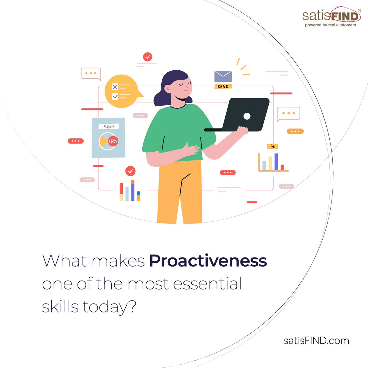 SatisFIND's tweet photo. The path to #customerdelight is built on a #proactive attitude. 

When #frontliners stay proactive, they can identify problems and opportunities ahead, and solve them before customers experience the inconvenience. 

Let #satisFIND help you build a #proactiveworkforce for success. https://t.co/NL3JVQhvAi