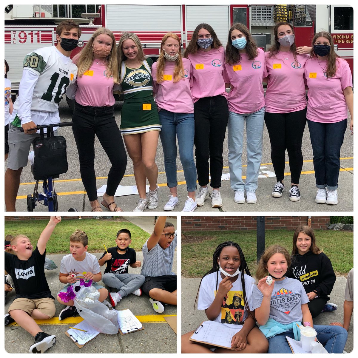 paulamott13's tweet photo. @LinkhornParkES #5thgraders #VBSTEMDay #eggdrop w/ @FrankWCoxHS #VTFT &amp; @VirginiaBeachFD So excited for this new adventure!#daytoremember @jlnardel @KScarbs @allyinvb @vbschools @Mike_Kelly_FWC @TechTeachVB @mrsrobbins4th @epiaramirez @MrsPhillipsGRT https://t.co/77YaauTJxb