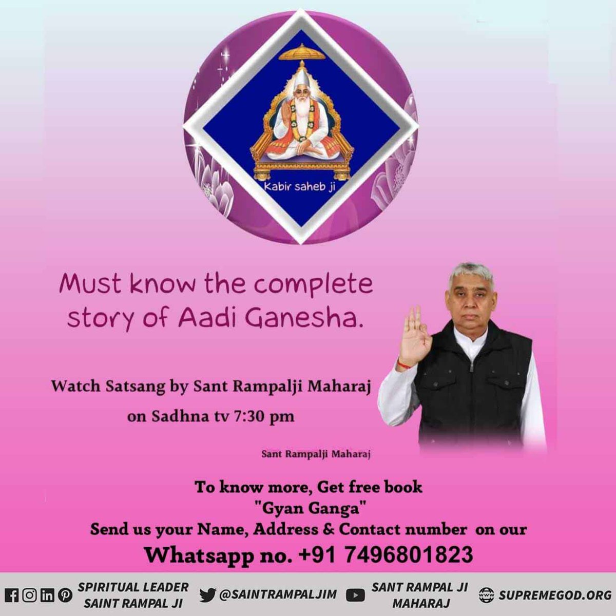 #StoryOfAadiGanesha
Lord Ganesha also sits in a meditative state.
Come let's know this secret today, whose attention do they care?
 Watch Sadhna channel 07:30 pm (IST)