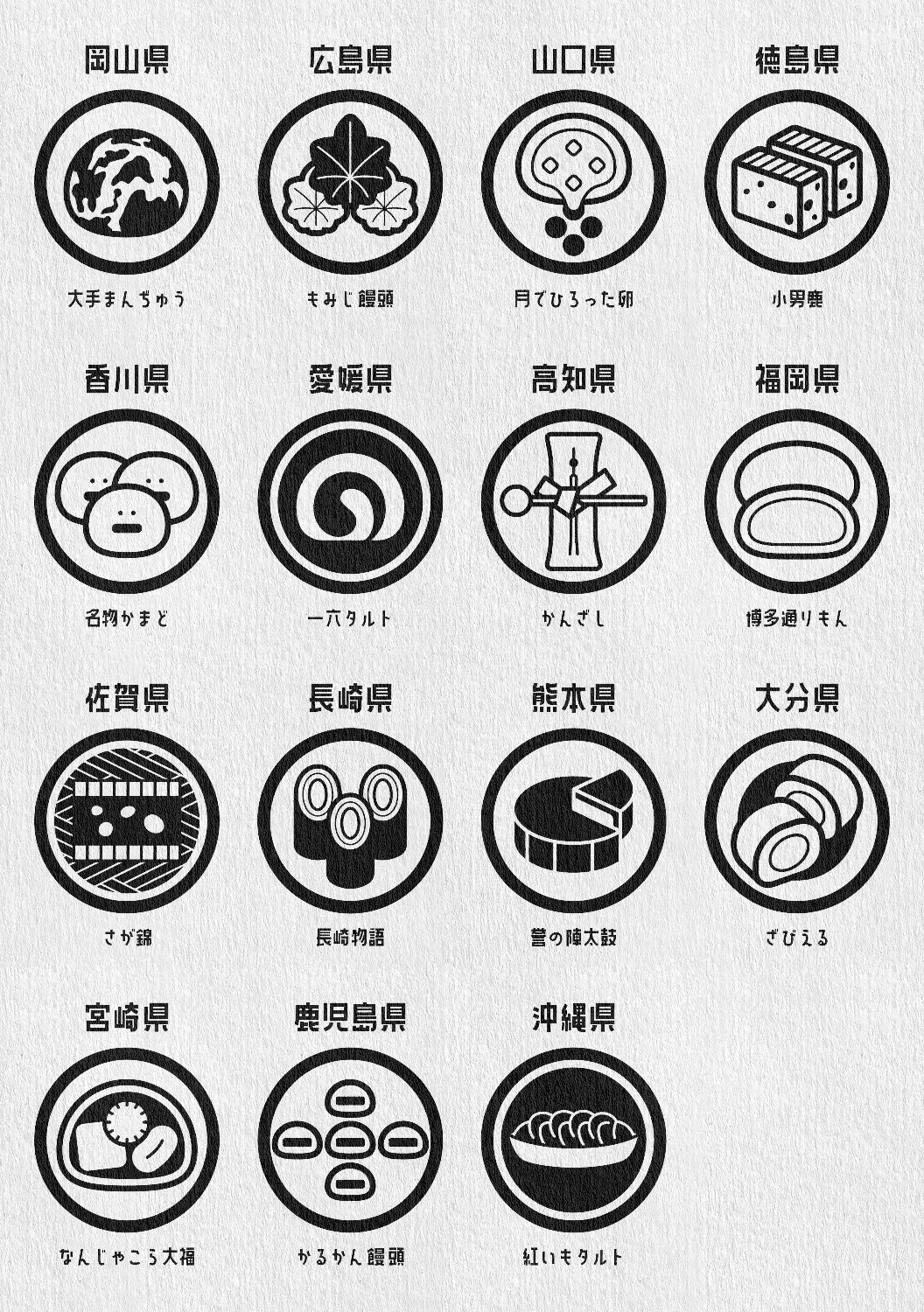 地元民歓喜！？銘菓を家紋っぽくした「銘菓紋」！