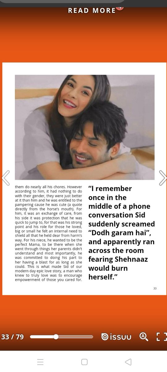 Ammiee15096071's tweet image. StarDust Magazine me #SidNaaz ke upar article aaya🥺🥺