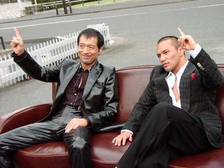 TRAVELINGBUS830's tweet image. 『矢沢永吉 &amp;amp; 山本&quot;KID&quot;徳郁』

#RIP #命日
#山本kid徳郁