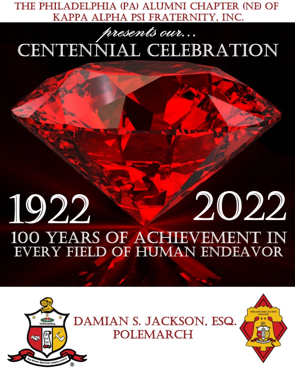 Centennial Gala - phillykappas.org/event/centenni… #PrestigiousPhillyAlumni