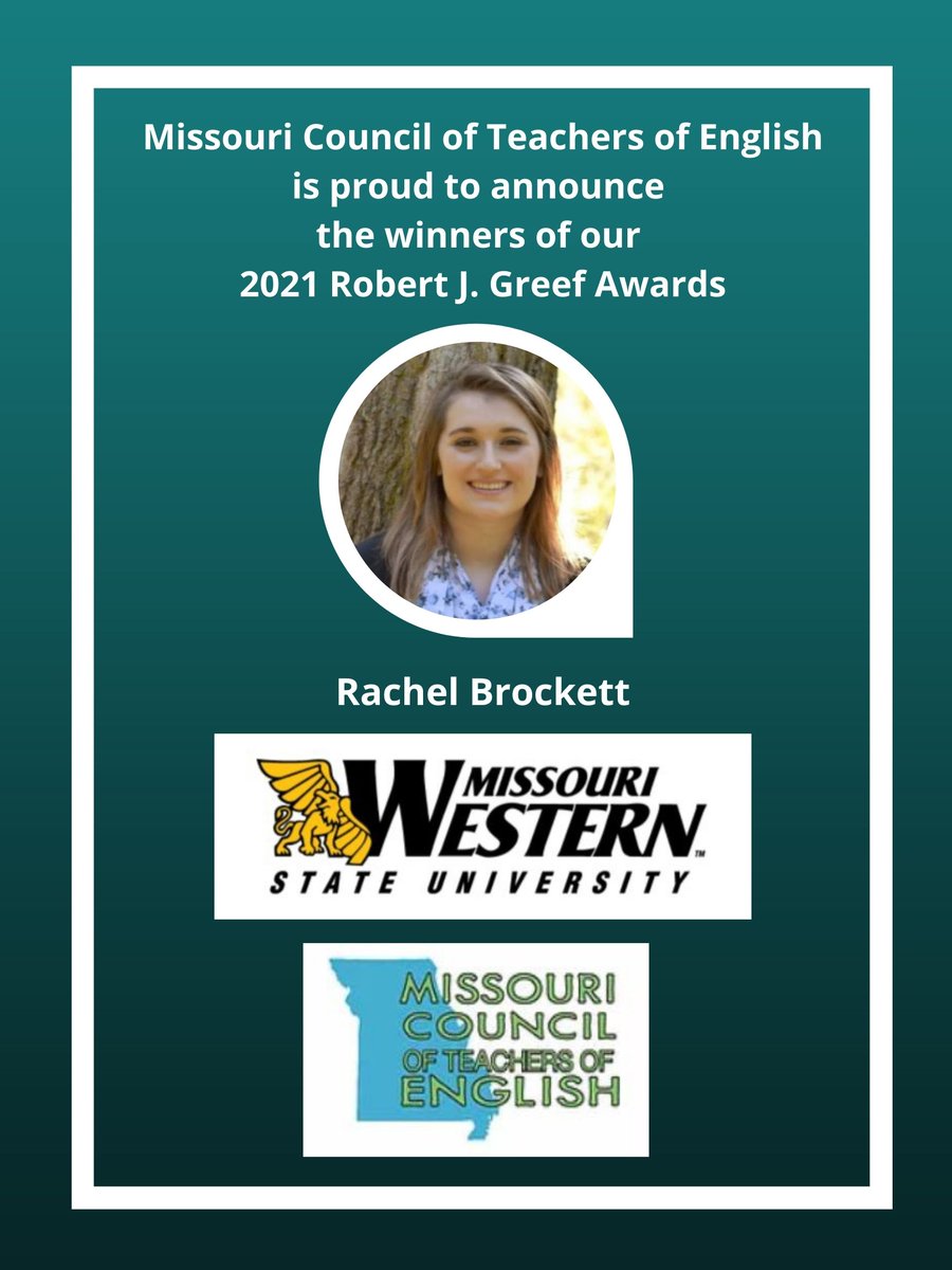 The Robert J. Greef Award celebrates English education majors and their nominating English Ed programs from across the state of Missouri. Many of these winners are entering the classroom this fall as our newest ELA educators. Congratulations to all our winners! @ncte