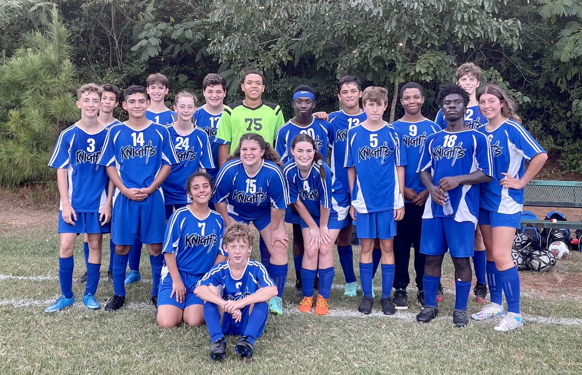 StMarysLongview's tweet photo. Congratulations, Knights! 3-0 season so far. Great game tonight against CHS, final score: 1 - 5, Knights win.

#WeAreKnights https://t.co/mOKvjIkw23