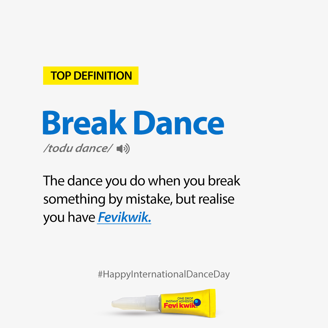 Dance like no one's watching & break things around you :p #DanceDay #Fevikwik #PhenkoNahiJodo