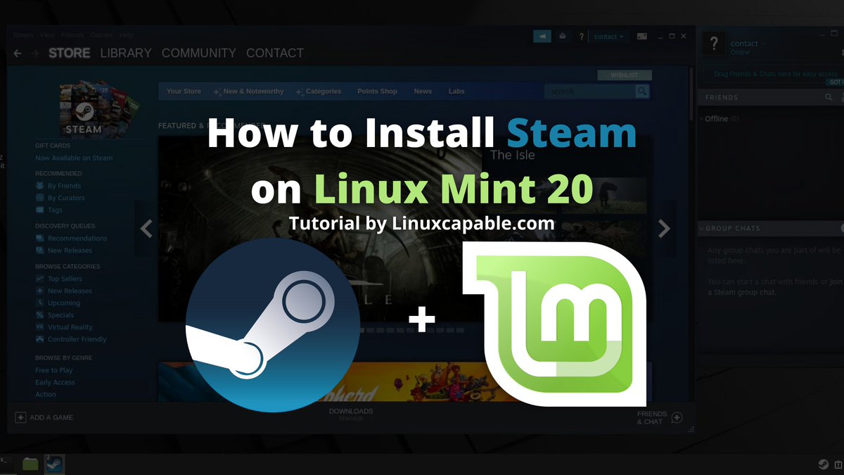 LinuxCapable's tweet image. How to Install Steam on Linux Mint 20
linuxcapable.com/how-to-install…
#Gaming #LinuxMint #LinuxMint20 #Linux