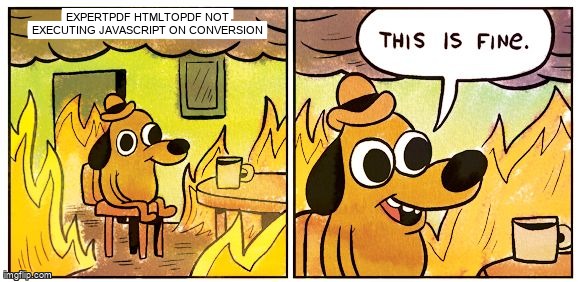 overflow_meme's tweet image. ExpertPDF HtmlToPDF not executing javascript on conversion stackoverflow.com/questions/6922… #aspdotnetmvc #javascript #pdfgeneration #webkit
