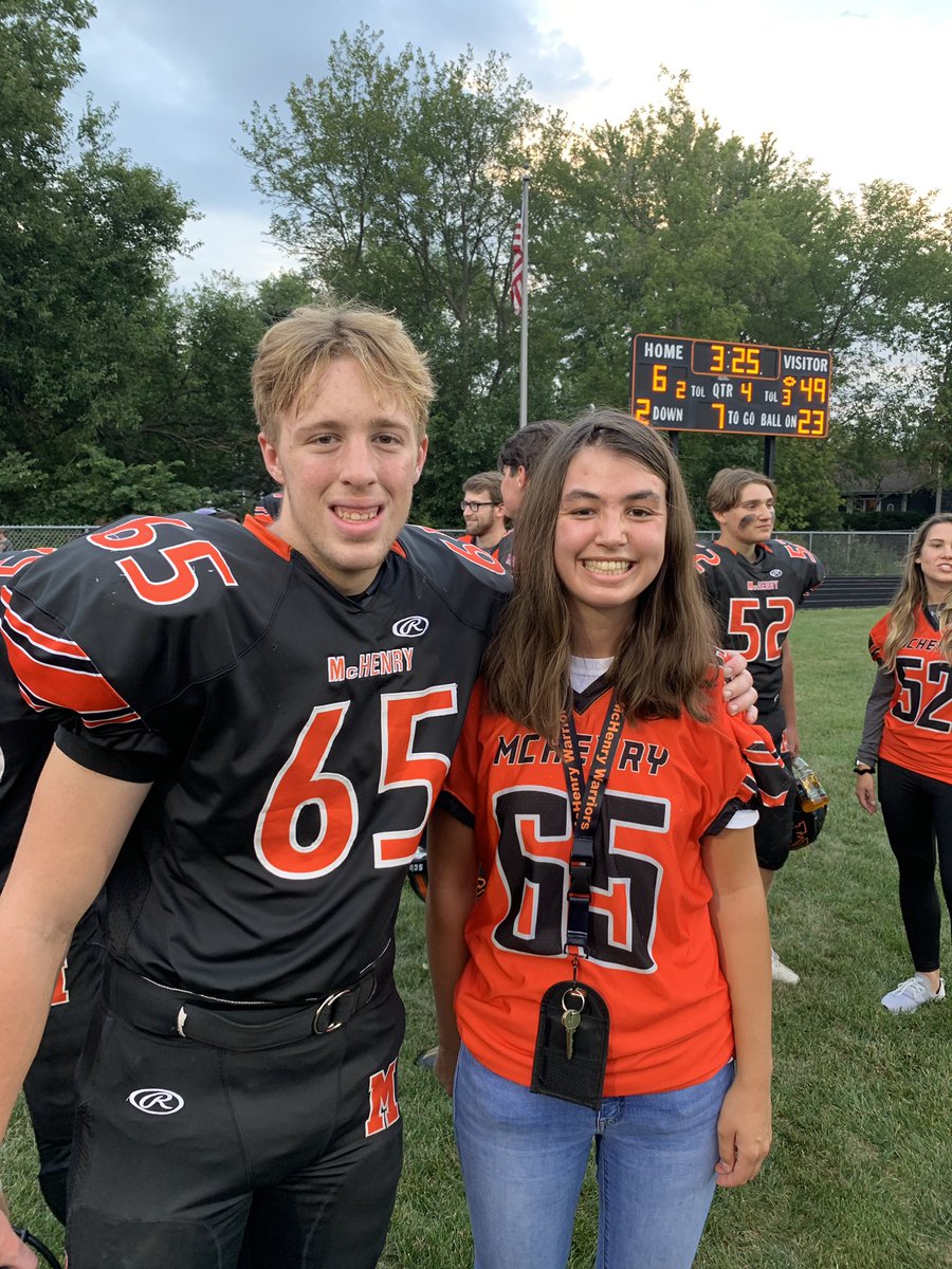 Had the honor walking with #65 tonight for staff appreciation night!