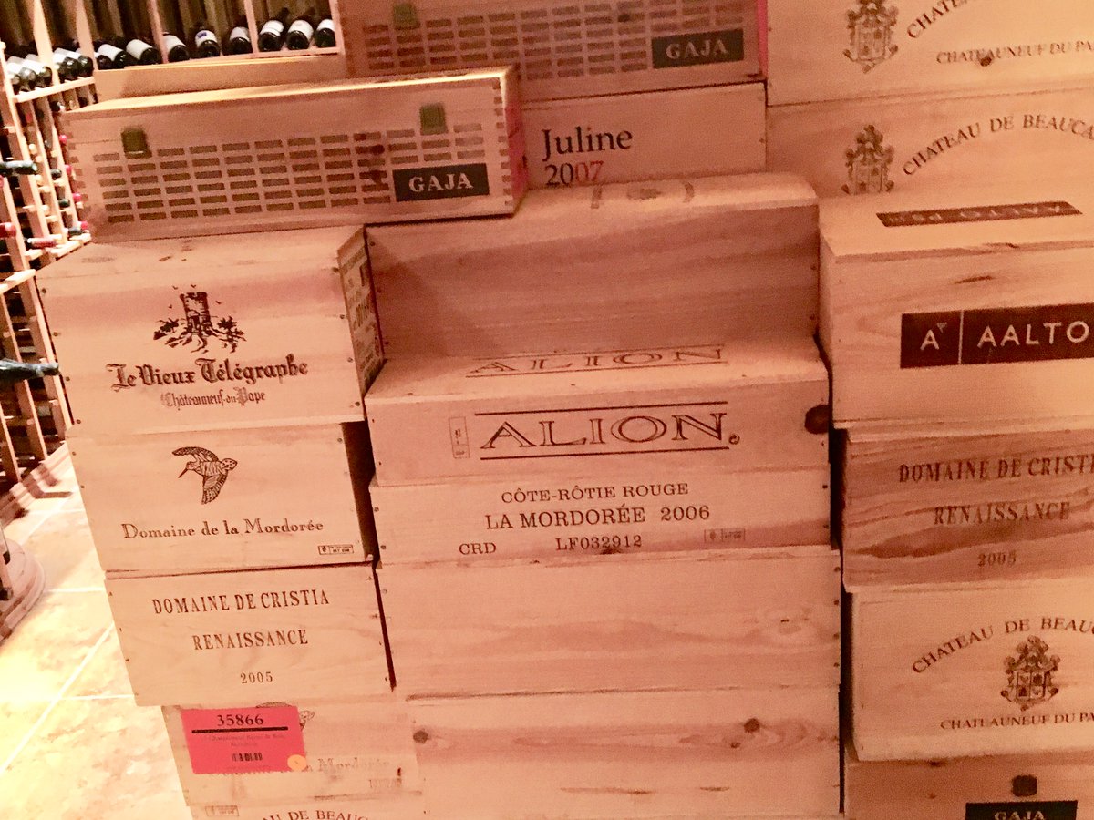 RussellVine1981's tweet image. Being pared down a lot recently as we prepare to downsize. It held about 3000 bottles at its prime and is under the house so it stayed naturally cool. I built it 22 years ago and its under the office and our bedroom which is a second story so stays really even in temperature