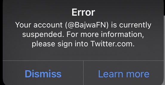 bajwaaltacc's tweet image. TWITTER GOT SUSPENDED @ 3.7K
LOST ALL THOSE TWEETS 

FOLLOWING EVERYONE WHO RT’s
Help me out and RT &amp;lt;3