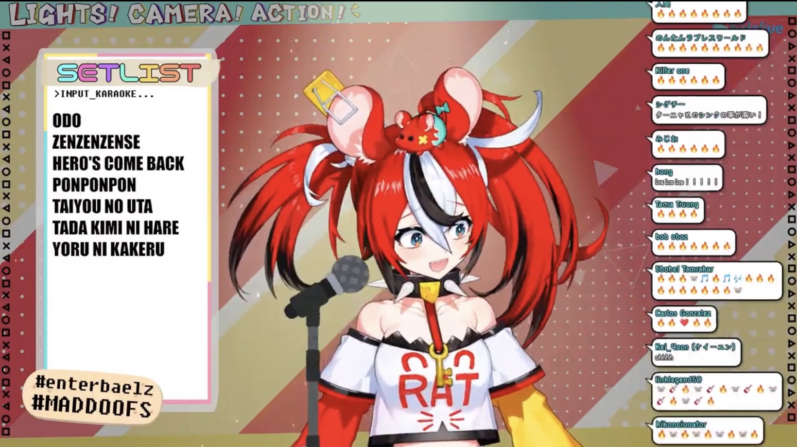 تويتر アロマテラピー على تويتر Thank You For Karaoke Stream ベーちゃんお歌すごい上手くてびっくりした かわいい歌からかっこいい歌まで色々聞けてよかった あたし助かった 日本笑顔百景はびっくりやったわ早口上手い 後半ムメイちゃんが