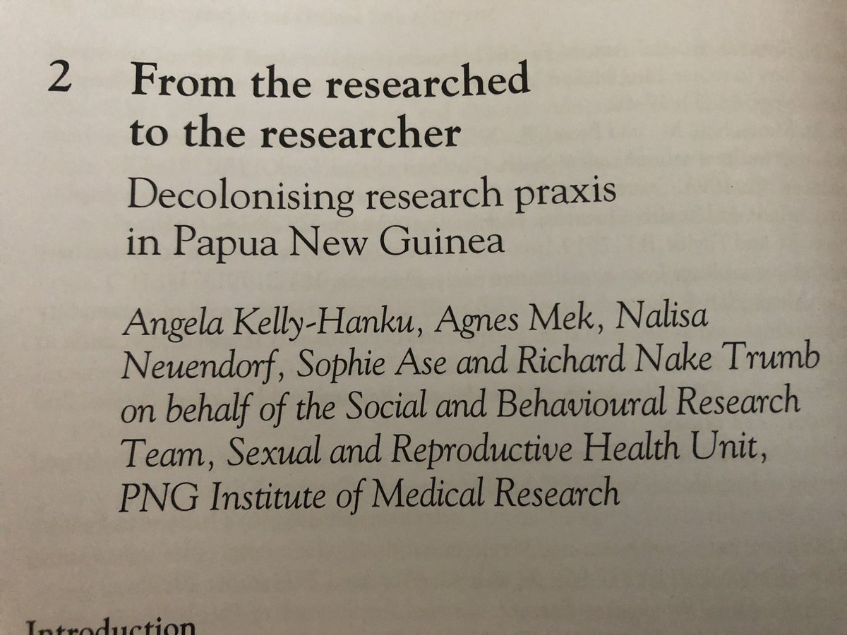 HankuKelly's tweet image. Here is a similar piece from #PNG we challenge/show how to go beyond data collectors and #PeerResearchers with #Decolinization of #GlobalHealth @pngimr in #SexualHelath ….. DM @HankuKelly @NalNeu if interested in a copy. Amazing editors @SteveBellUQ Aggleton and Gibson