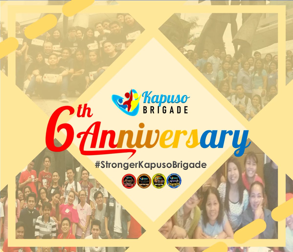 With over Thousands of Kapuso Brigade worldwide. We remain stronger for more than 6 Years. Cheers! 

Official Hashtag 
#StrongerKapusoBrigade
KB Proud Kapuso
KAPUSOng Totoo 
<a href="/KapusoBrigade/">KAPUSO BRIGADE</a>