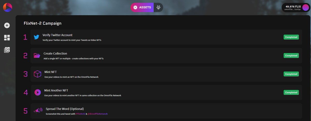 Crypto_kuuga's tweet image. The easiest process to mint NFT ever!

Highly recommended!😎

Try to mint NFT with #FlixNet2 &amp;amp; @OmniFlixNetwork