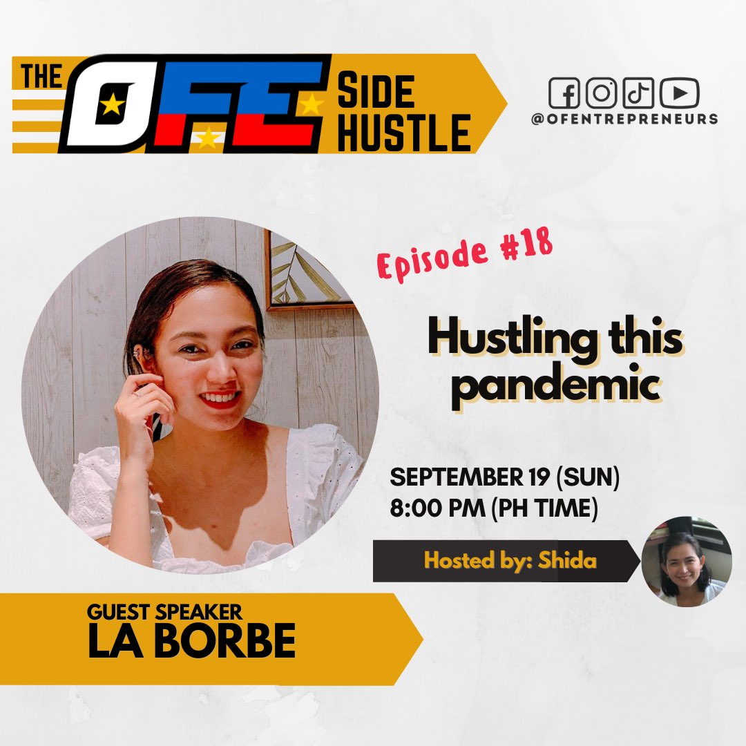 ofentrepreneur1's tweet photo. Hello mga ka-OFE! 

You can catch us live in these links below:

Facebook - https://t.co/aD7gzaEILz
YouTube - https://t.co/3UifXhBGMC 

#OFE #OverseasFilipinoEntrepreneurs #OFESidehustle #HustlingThisPandemic https://t.co/HkZaMynAJK