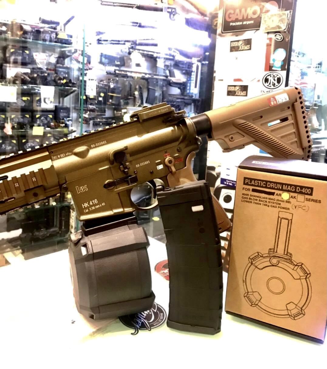 値下げ中！　VFC M4 マガジン 2本セット VFC M4/HK416シリーズ ガスブローバックガン共通 20連スペア