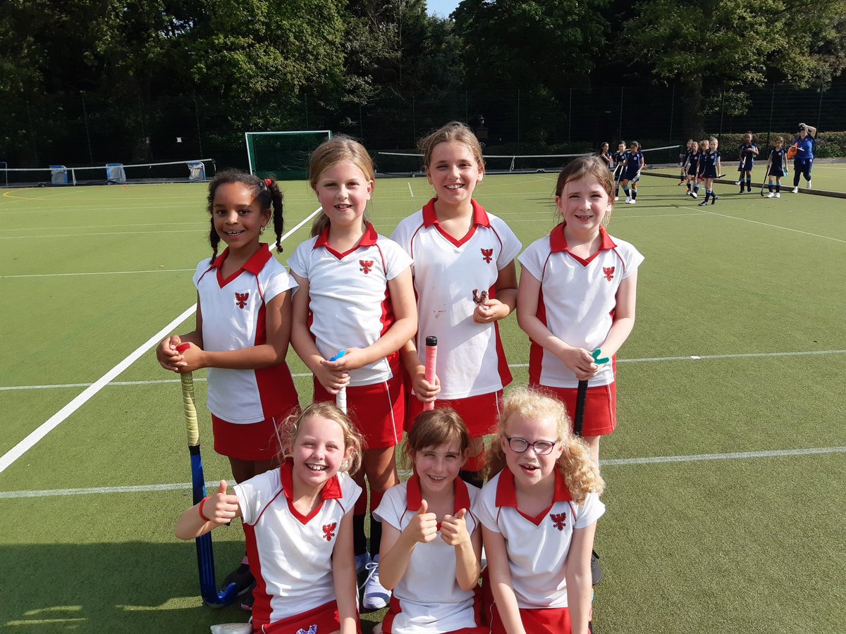 So much fun for our Under 9s over @LambrookSchool this morning, a super hockey festival! #HGsport #alwayslearning