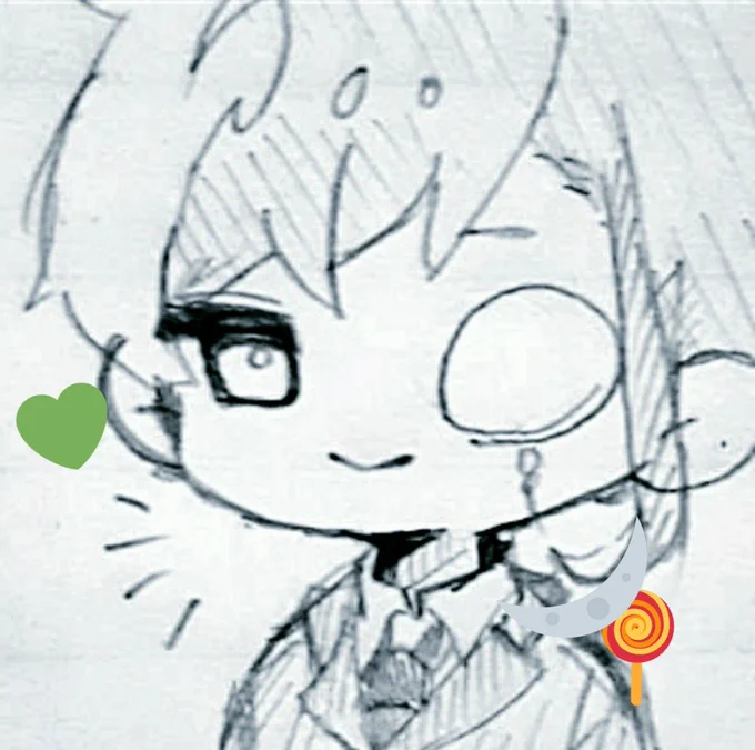 うちの子落書き ⚠創作 