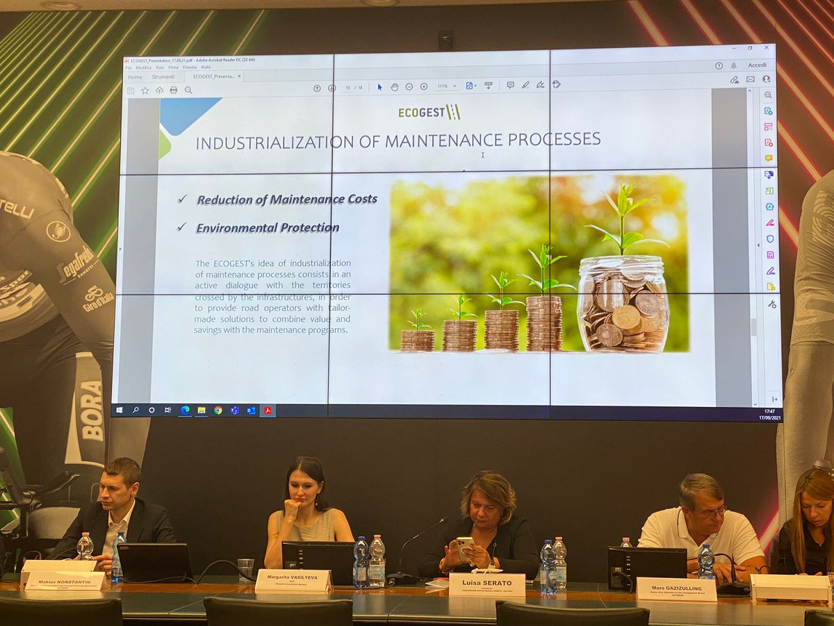 ECOGESTservizi's tweet photo. #Ecogest spa selezionata dal Consorzio Autostradale Veneto tra le eccellenze nella gestione dei servizi autostradali nel corso della visita fatta dalla concessionaria di stato russa #Avtodor. Siamo "case history" per il know how sviluppato in tema di cambiamento climatico. https://t.co/Gcg2aotJFq