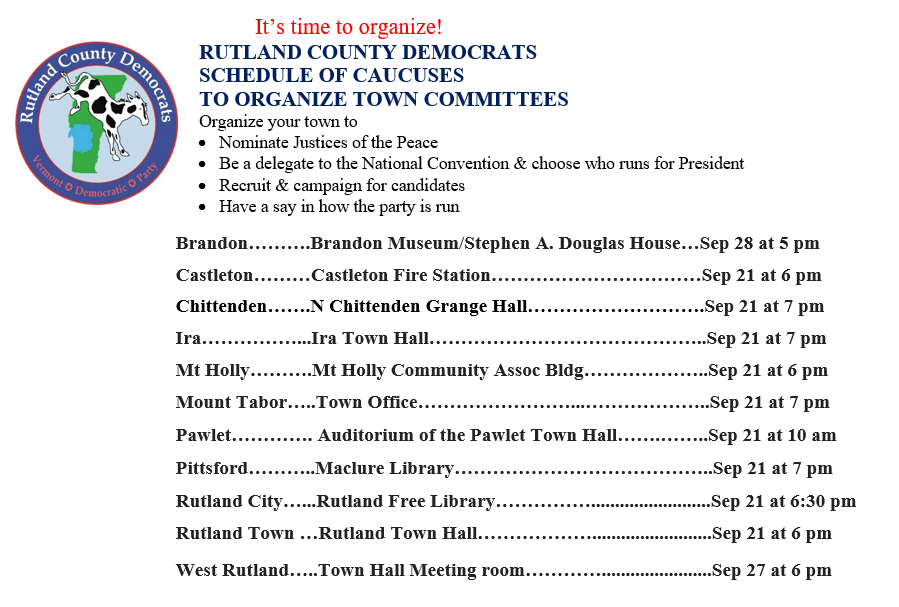 Rutland County VT Democrats (@rutlanddemocrat) on Twitter photo 