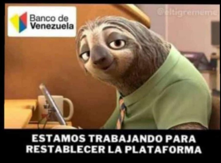 Diamarit's tweet photo. @armando_h100 @BcodeVenezuela @andreinajromero @MinEcoFinanzas @ViceVenezuela @ViceEconomiaVEN Tu no tienes cuenta en el BANCO DE VENEZUELA , te explico NO PUEDES ENTRAR A TU CUENTA,  NO PUEDES HACER NINGUNA TRANSACCIÓN POR INTERNET,  NI IR A LAS TAQUILLAS DEL BANCO. Debemos prepararnos para reconvención monetaria  calculo como 15 días. https://t.co/iPRFchT6h8