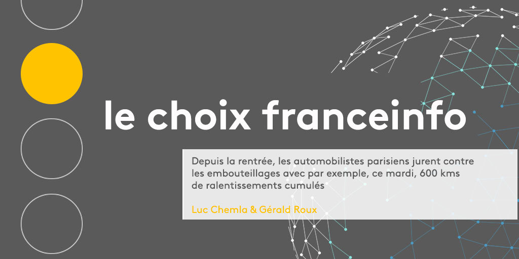 franceinfopro's tweet image. Demain dans le #choixfranceinfo ▶️ Une Rentrée bien bouchonnée : les automobilistes parisiens jurent contre les embouteillages avec par exemple, ce mardi, 600 kms de ralentissements cumulés par @LucChemla et @geraldroux

A suivre sur franceinfo à 8h15 📻⤵️
francetvinfo.fr/en-direct/radi…