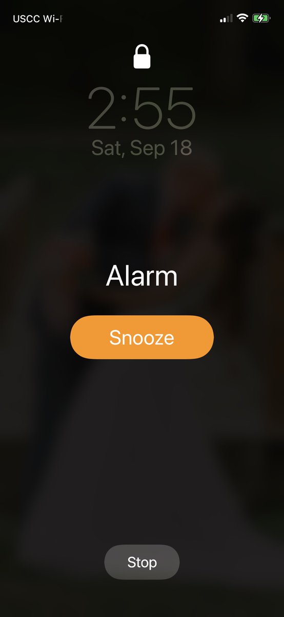 You know you weren’t ready to wake up when you look in your camera roll &amp; you have screenshots of the alarm going off. 😂 45 minutes of sleep hopefully gets me through the day!