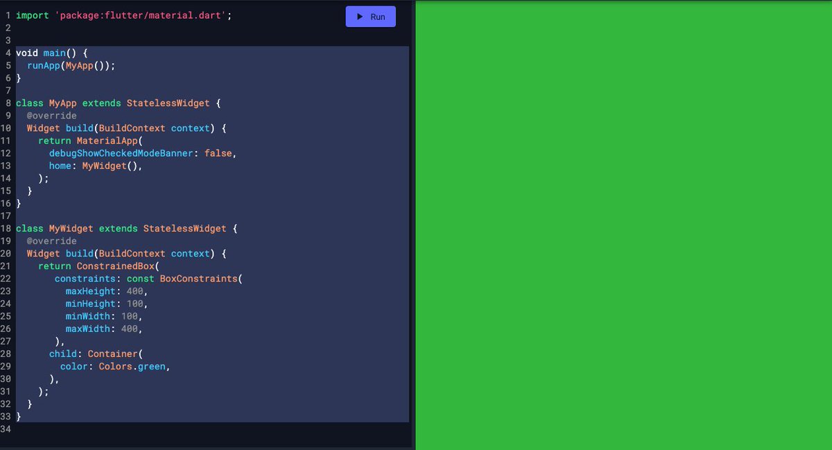 mhadaily's tweet image. Repeat to myself

Constraints go down. Sizes go up. The parent sets the position.

Revisiting flutter.dev/docs/developme… by @GlasbergMarcelo 
An example of a fantastic article that found its way to #Flutter docs.