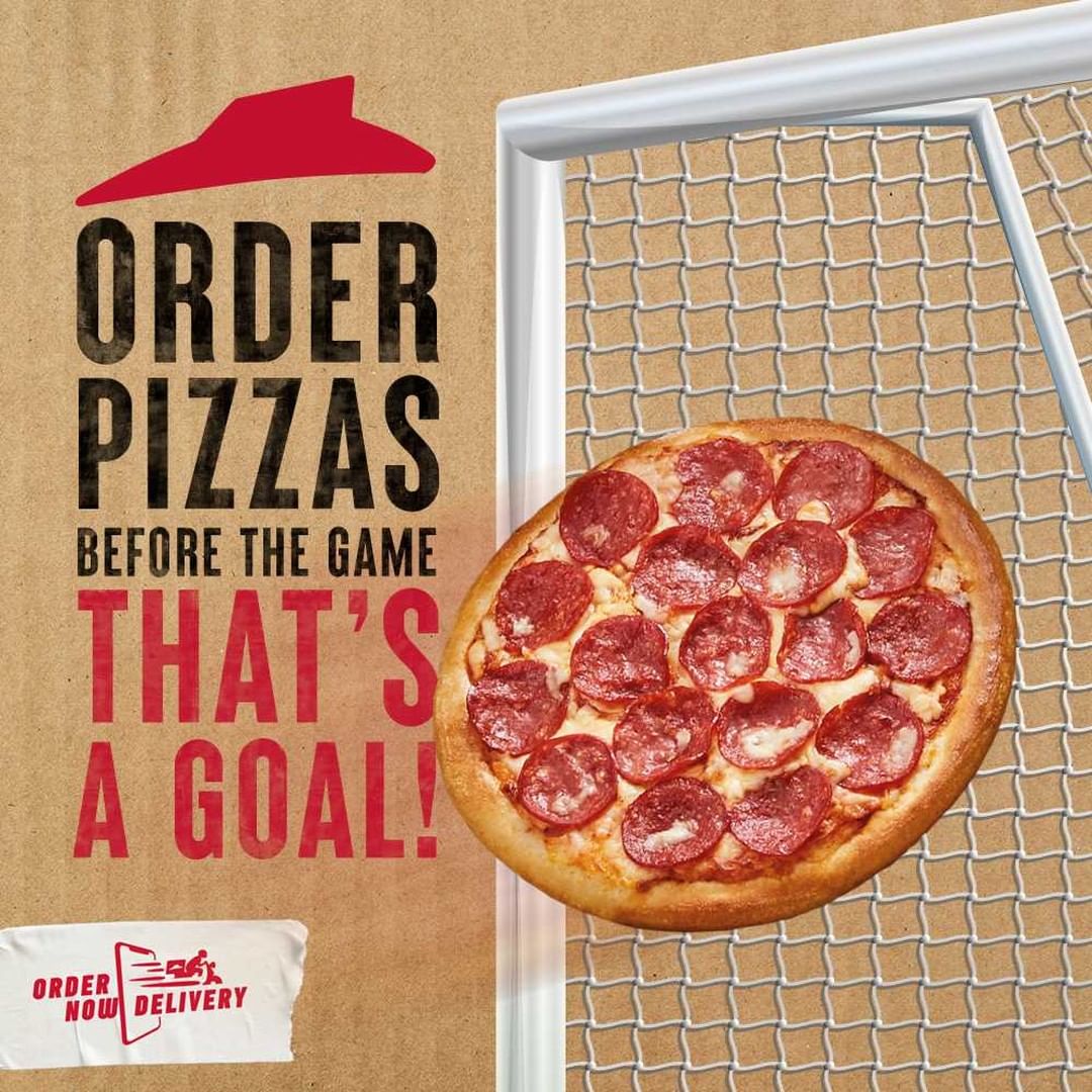 What’s worse than your favorite team missing a goal? It’s missing your chance to get pizza before the game!