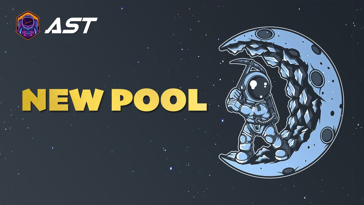 📢📢📢The new #AST auto-farm pool has been listed, enter the official dapp to view!!!More stable and more high yield!
Welcome to mining!!!🎉🎉🎉