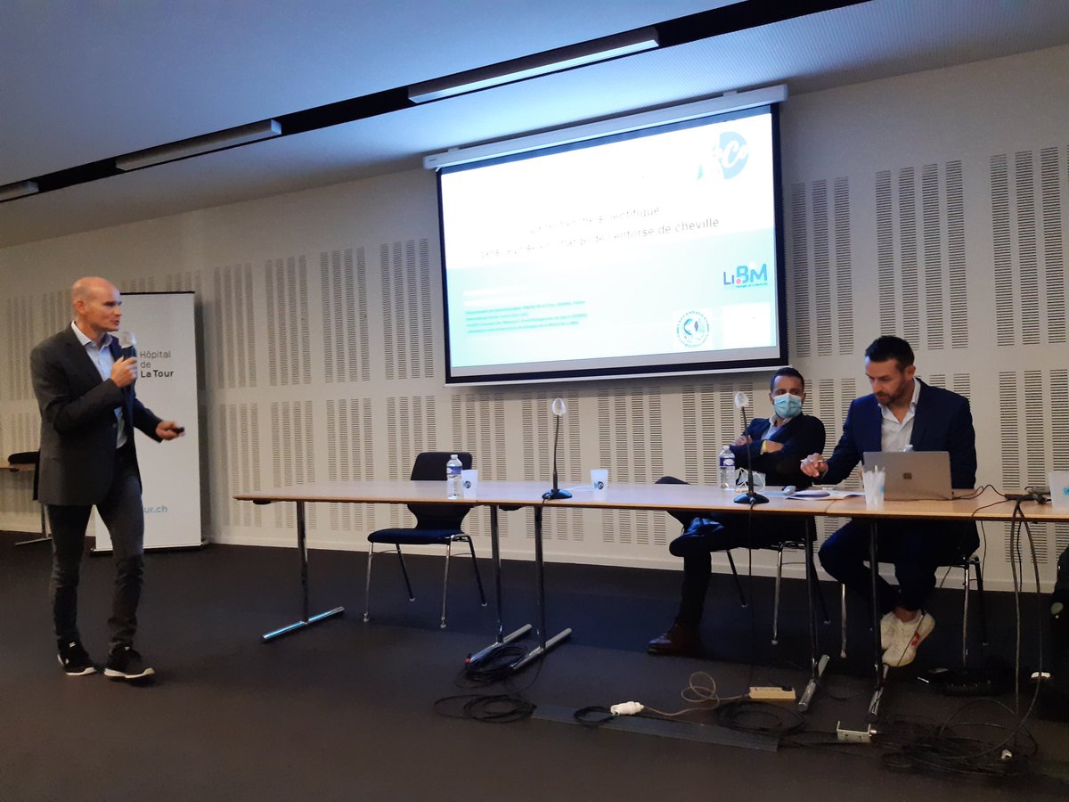 And we are off to a great start at the 🇫🇷 Ankle Symposium with <a href="/r_tourillon/">Romain Tourillon</a> <a href="/FFrunsanteperf/">François Fourchet</a>