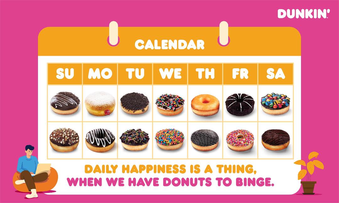 Dunkin Donuts Calendar 2025 Erica Jacinda
