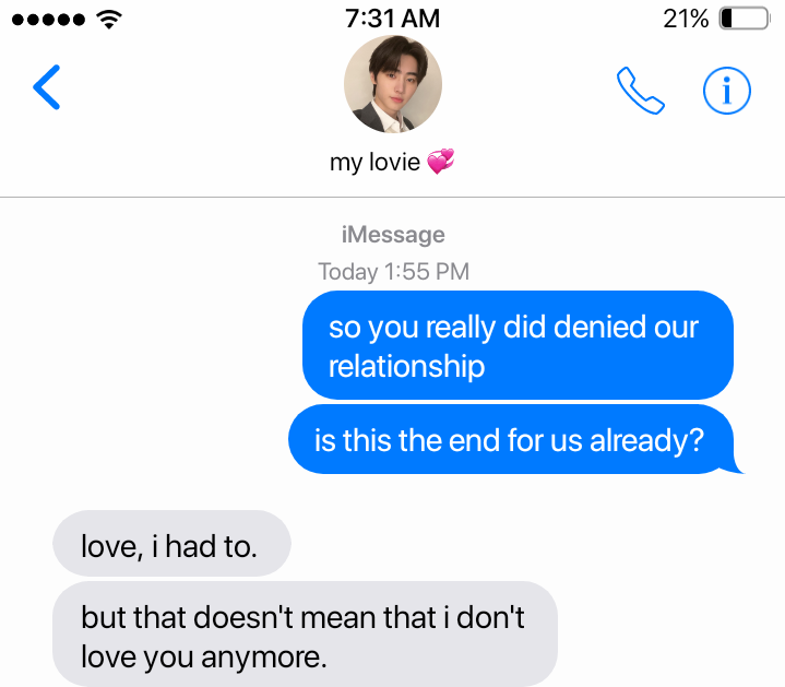 ksngoth's tweet photo. "sana kapag pwede na, pwede pa"
a park sunghoon x reader filo au.

wherein Clyde, a member of the newly debuted group "Rewind" had to deny his relationship with her childhood bestfriend, Ayana, for the sake of his career. https://t.co/tD4QLozXTm